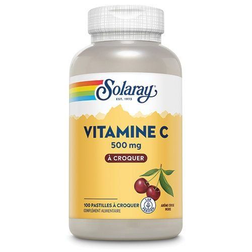 Vitamine C à croquer 500 mg  - Noria Distribution